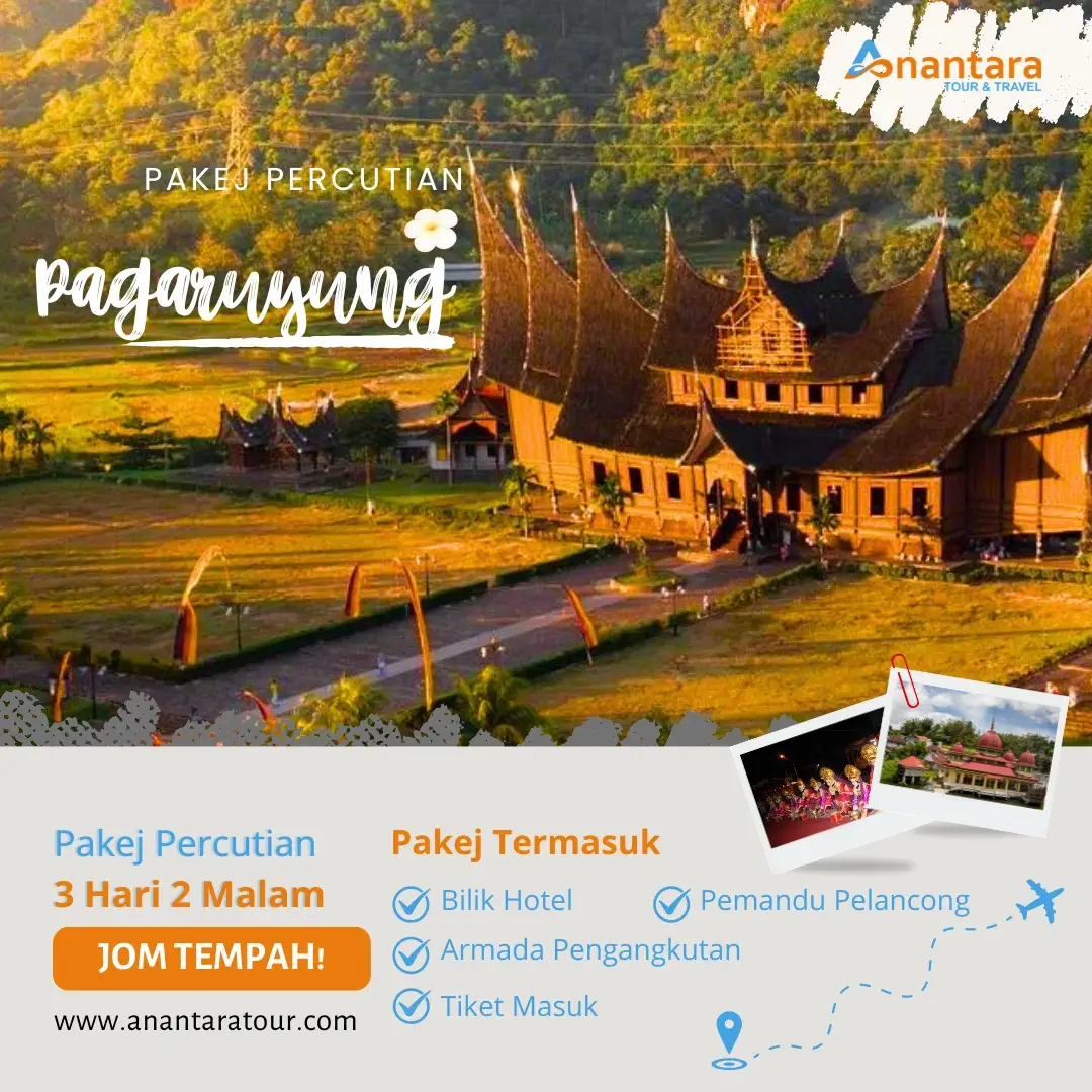 Pakej Percutian Bukittinggi (3 Hari / 2 Malam)