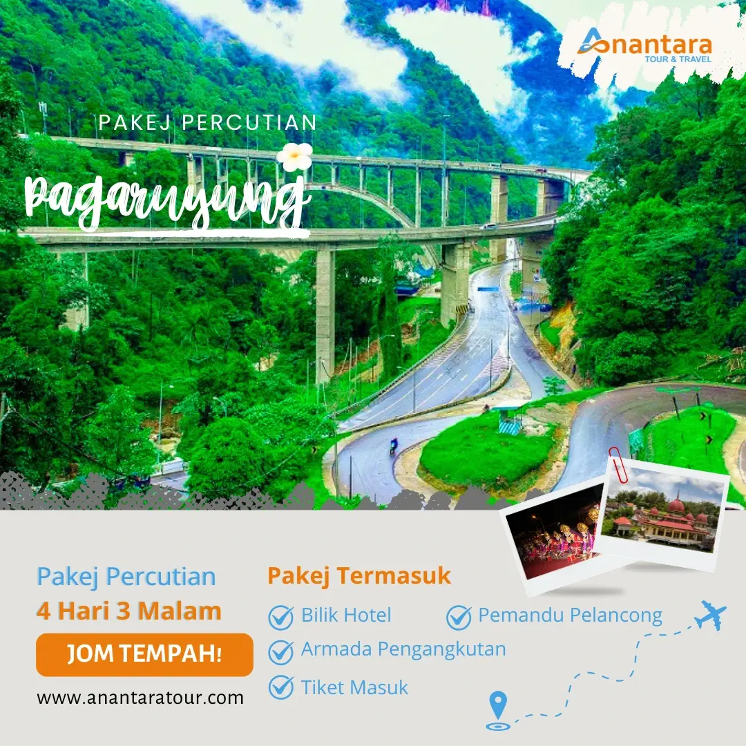 Pakej Percutian Bukittinggi (4 Hari / 3 Malam)